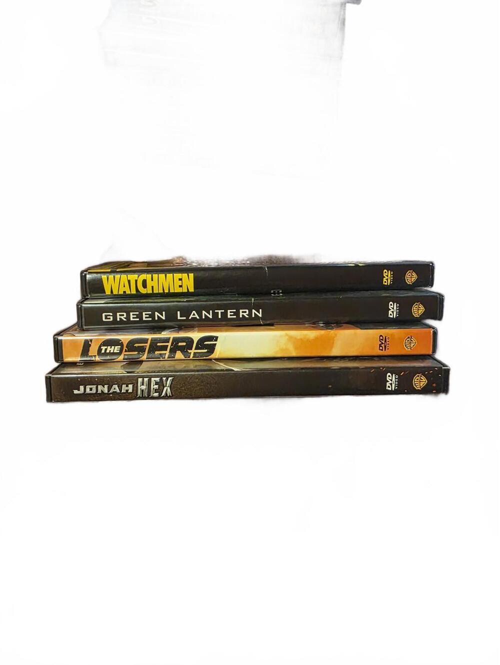 DC Comics Dvd Lot Watchmen Jonah Hex Losers Green Lantern